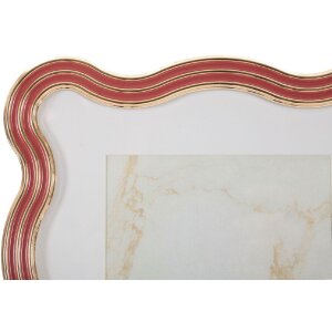 Mauro Ferretti Fotorámik „Elizabeth“ 15x20 cm, červený s zlatými detailmi