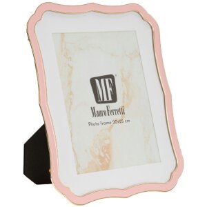 Mauro Ferretti Fotorámik "Margot" 20x25 cm, ružový s zlatými akcentmi