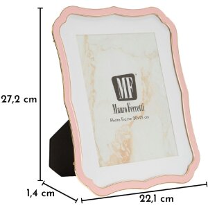 Mauro Ferretti Fotorámik "Margot" 20x25 cm, ružový s zlatými akcentmi