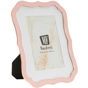 Mauro Ferretti Fotorámik "Margot" 15x20 cm, ružový s zlatým zdobením