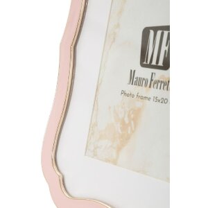 Mauro Ferretti Fotorámik "Margot" 15x20 cm, ružový s zlatým zdobením