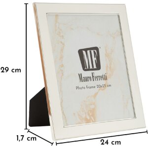Mauro Ferretti Fotorámik "Molly" 20x25 cm, biely zink a sklo