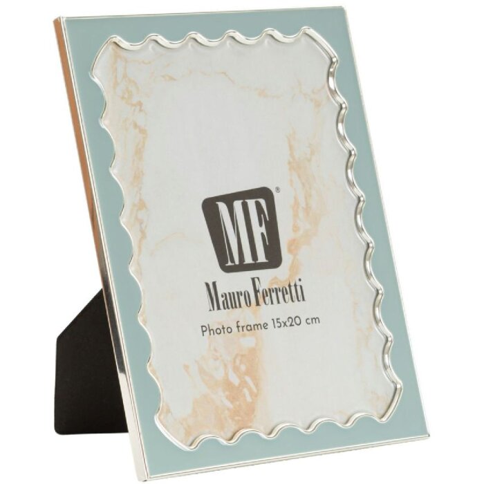 Mauro Ferretti Fotorámik „Juliette“ 12,5x17,5 cm, hellmodrý s strieborným zdobením