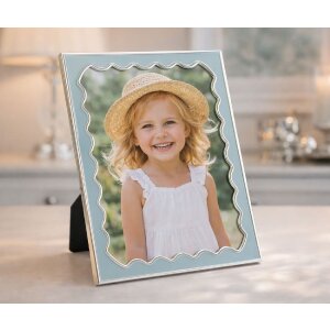 Mauro Ferretti Fotorámik „Juliette“ 12,5x17,5 cm, hellmodrý s strieborným zdobením