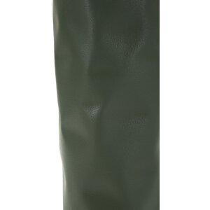 Váza Mauro Ferretti „Norimberga“ 12x12x30 cm, svetlozelená, kovová, textúrovaná, urban-chic