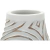 Mauro Ferretti Váza „Oblix“ biela gekálkovaná Ø18,5x50 cm, spirálový reliéf