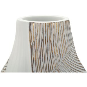 Mauro Ferretti Váza „Ho Chi Minh“ biela káľkovaná 29,5x13,5x50 cm