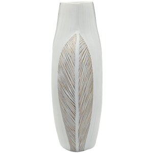 Mauro Ferretti Váza „Ho Chi Minh“ 35x13,5x37,5 cm Biela z káli