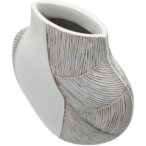 Mauro Ferretti Váza „Ho Chi Minh“ 35x13,5x37,5 cm Biela z káli