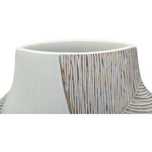 Mauro Ferretti Váza „Ho Chi Minh“ 35x13,5x37,5 cm Biela z káli