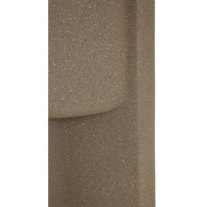 Mauro Ferretti Váza na kvetiny "Moai" hnedá, Ø39x80,5 cm, polyresin, vonkajšie