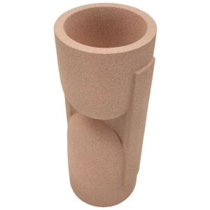 Mauro Ferretti Stojan na kvetinové misky „Nui“ 38x36x91 cm, červený, polyresin