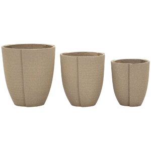 Mauro Ferretti Outdoor-Cachepot Set "Peru" 3er-Set