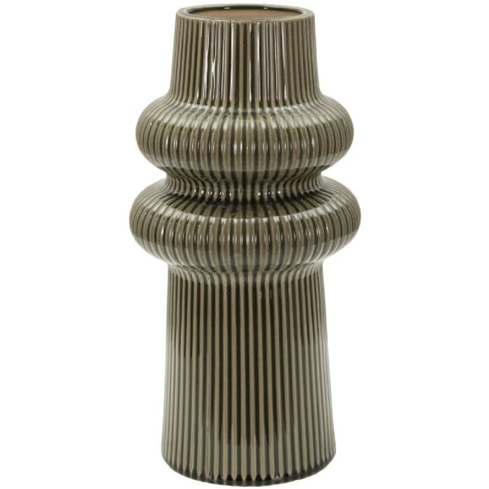 Mauro Ferretti Vase HARMONY Ø18x36cm Keramik Grün