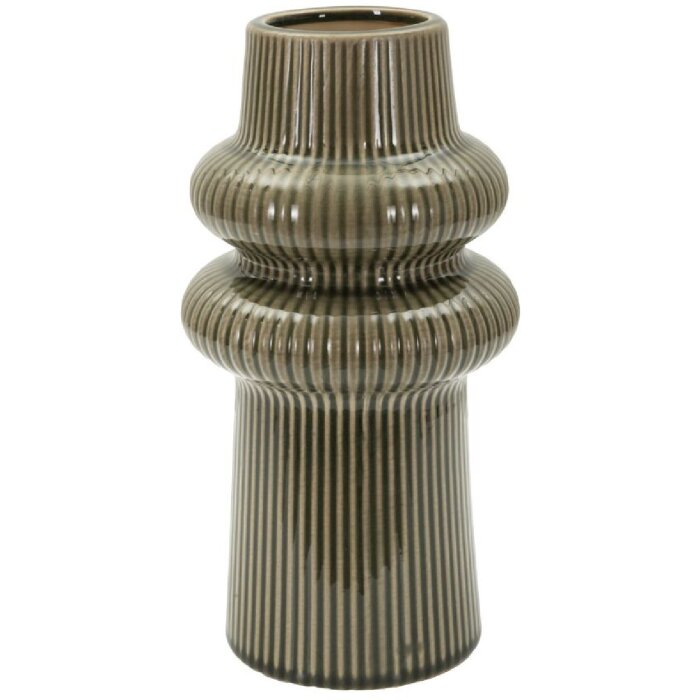 Mauro Ferretti Váza HARMONY Keramická Zelená 13x25cm