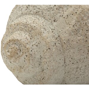 Mauro Ferretti Váza SHELL SAND Béžová 35x23x18cm – MGO, morská šťavuľa, piesková textúra