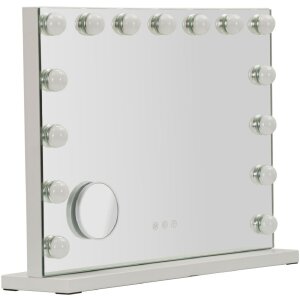 Mauro Ferretti Stolové zrkadlo Hollywood LED biela...