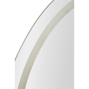 Mauro Ferretti zrkadlo LED SIMPLE Oval 60x80 cm strieborné