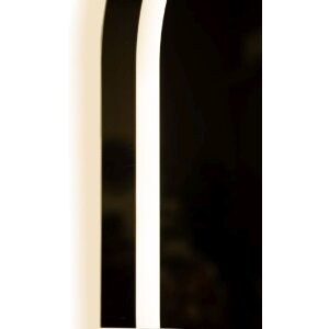 Mauro Ferretti zrkadlo LED SIMPLE Oval 60x80 cm strieborné