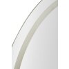 Mauro Ferretti zrkadlo LED SIMPLE Oval 60x80 cm strieborné