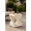 Mauro Ferretti Beistelltisch Z 34x34x45 cm Creme