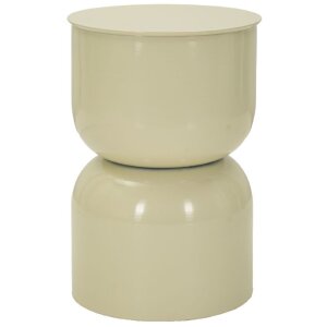 Mauro Ferretti Beistelltisch OYI Ø31x46 cm Creme