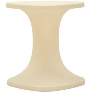 Mauro Ferretti Beistelltisť Ibiza biely 42x42x52 cm z plastu