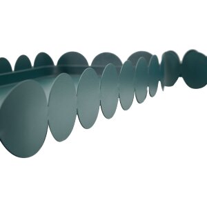 Mauro Ferretti Set servírovacích misí Saturno Ottanio, 2 kusy, kov, petrol