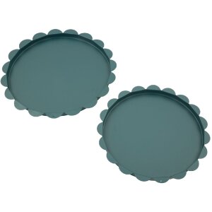 Mauro Ferretti servírovacie misy Saturno Ottanio 2-dielna sada kovová Ø33/27,5 cm