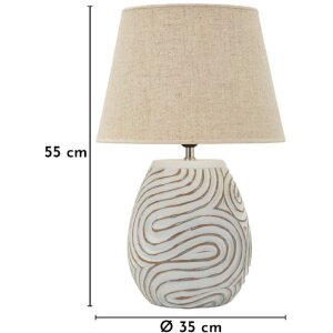 Mauro Ferretti stolná lampa Oblix Ø35x55 cm viacfarebná