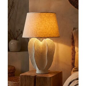 Mauro Ferretti Tischlampe Ester Ø40x63 cm Ivory...