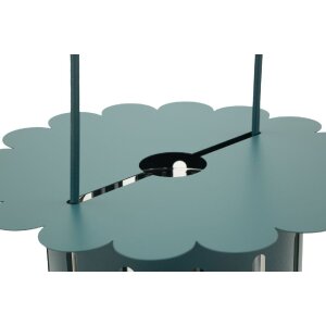 Mauro Ferretti Lampion Saturno Ottanio 24x43 cm kov/sklo