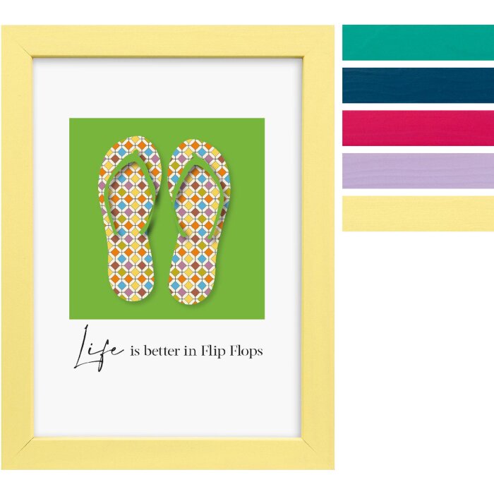 Goldbuch Lunaro – drevený fotorámik s rovnomenným profilom, 3 veľkosti a živé farby