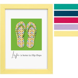 Goldbuch Lunaro – drevený fotorámik s rovnomenným profilom, 3 veľkosti a živé farby