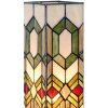 Tiffanyho svetelný stĺpik s geometrickými obrazcami 12,5x35 cm