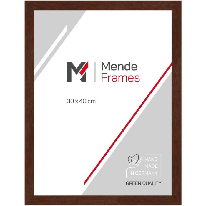 MendeFrames Drevený rám 960 orech 50x100 cm s muzejným skлом