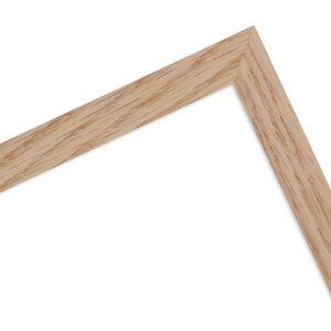 MendeFrames Drevený rámový panel 960 dub 60x60 cm s umelým sklom