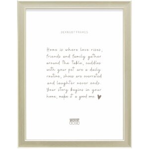 Deknudt S244 fotorámik z polystyrénu v drevenom dizajne s jasným skлом