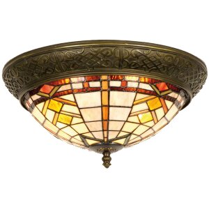 Stropná lampa Tiffany 5LL-5349 od Clayre Eef