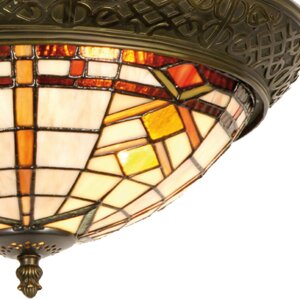 Stropná lampa Tiffany 5LL-5349 od Clayre Eef