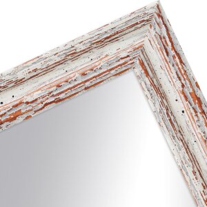 MendeFrames H740 stenový zrkadlový rám v štýle Shabby-Chic z masívneho dreva, 3,9 cm profil