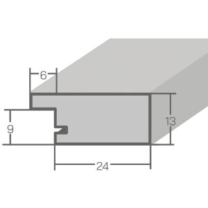 MendeFrames fotorámik H720 klasický štýl 30x45 cm šedá umelá sklo