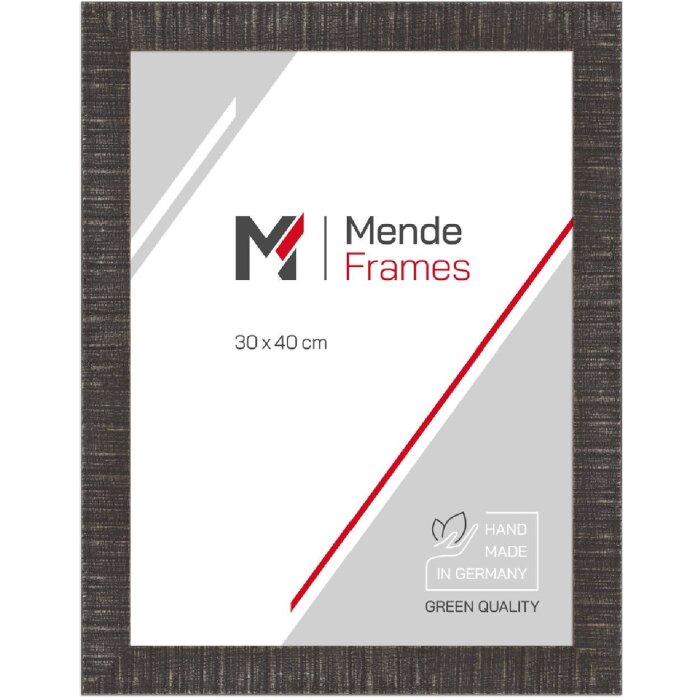 MendeFrames Bilderrahmen H710 Shabby-Chic 40x40 cm braun Kunstglas