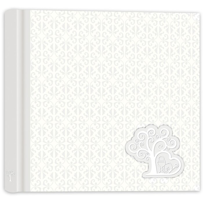 ZEP Komunijné fotoalbum 31×31 cm, 40 strán, biely papierový obal, pergaminové vložky