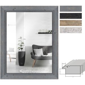 MendeFrames H660 Wandspiegel Shabby-Chic Vintage 4 Farben 20x20-70x100 cm