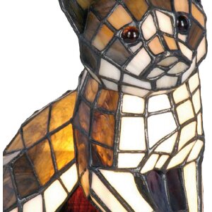 Stolová lampa Tiffany mačka 24x20 cm