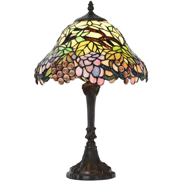 Stojacia lampa v Tiffanyho štýle farebná Ø 30x48 cm