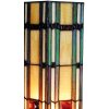 Farebná Tiffanyho stojacia lampa zo skla 12,5x35 cm