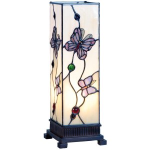 Malá sklenená stolová lampa s...