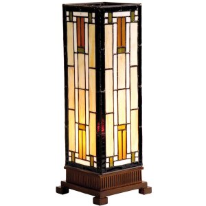 LumiLamp 5LL-9332 Tiffany stolová lampa 12x12x35...